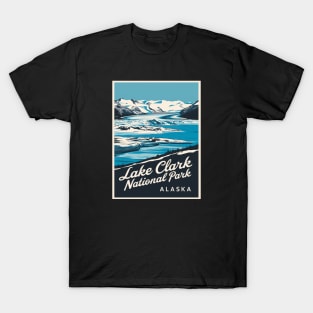 Lake Clark National Park Frozen Landscape T-Shirt